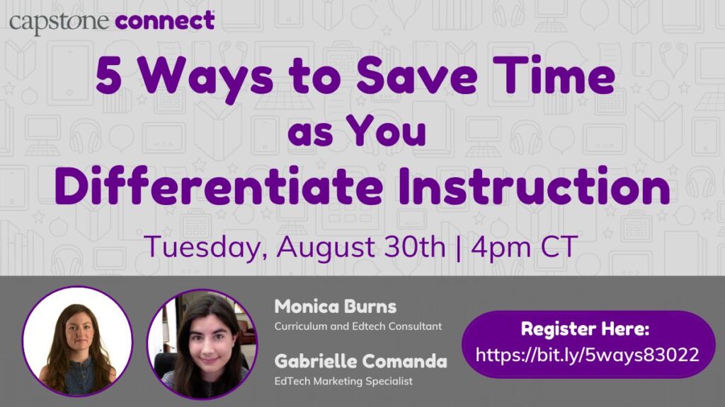 Differentiate Instruction Webinar