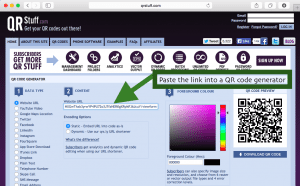 Using a QR Code to Link to Google Forms