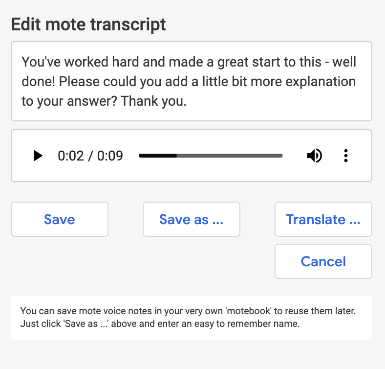 Learn how the voice technology in the EdTech tool Mote can support UDL goals in your school and learner variability in your classroom.