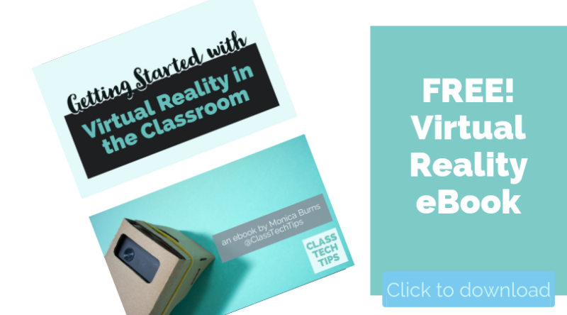 In this episode I share strategies for introducing virtual reality into your classroom. You’ll hear a few favorite spots to find 360 images and videos, and discussion prompts to spark conversations around VR experiences!